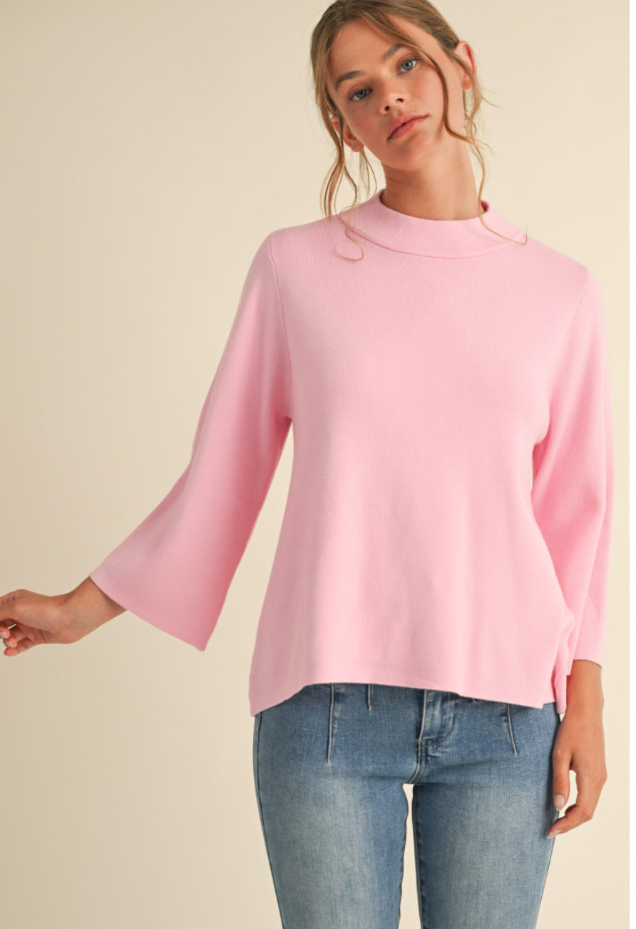 The Becky Sweater in Pink