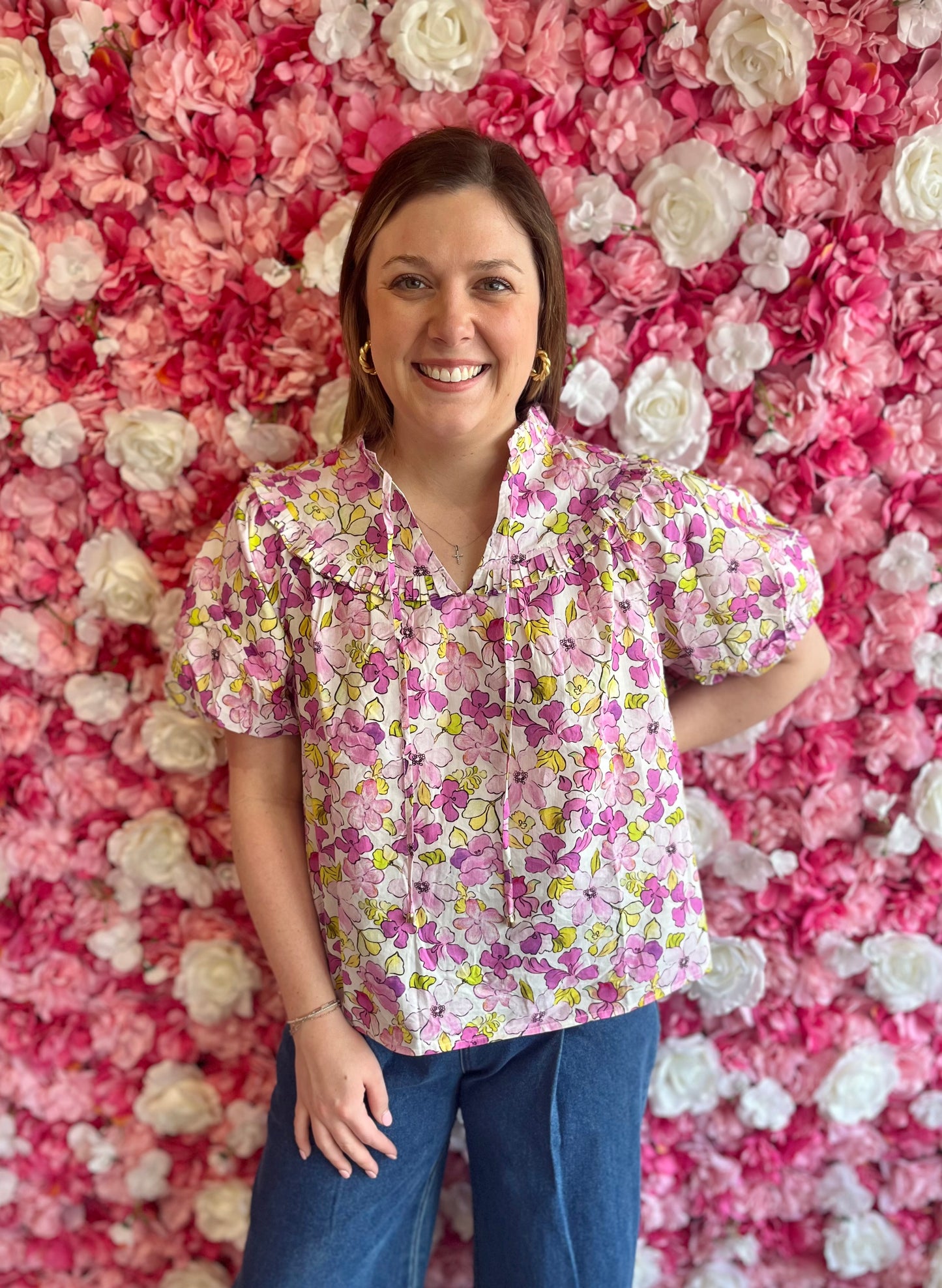 Kathryn’s Floral Blouse