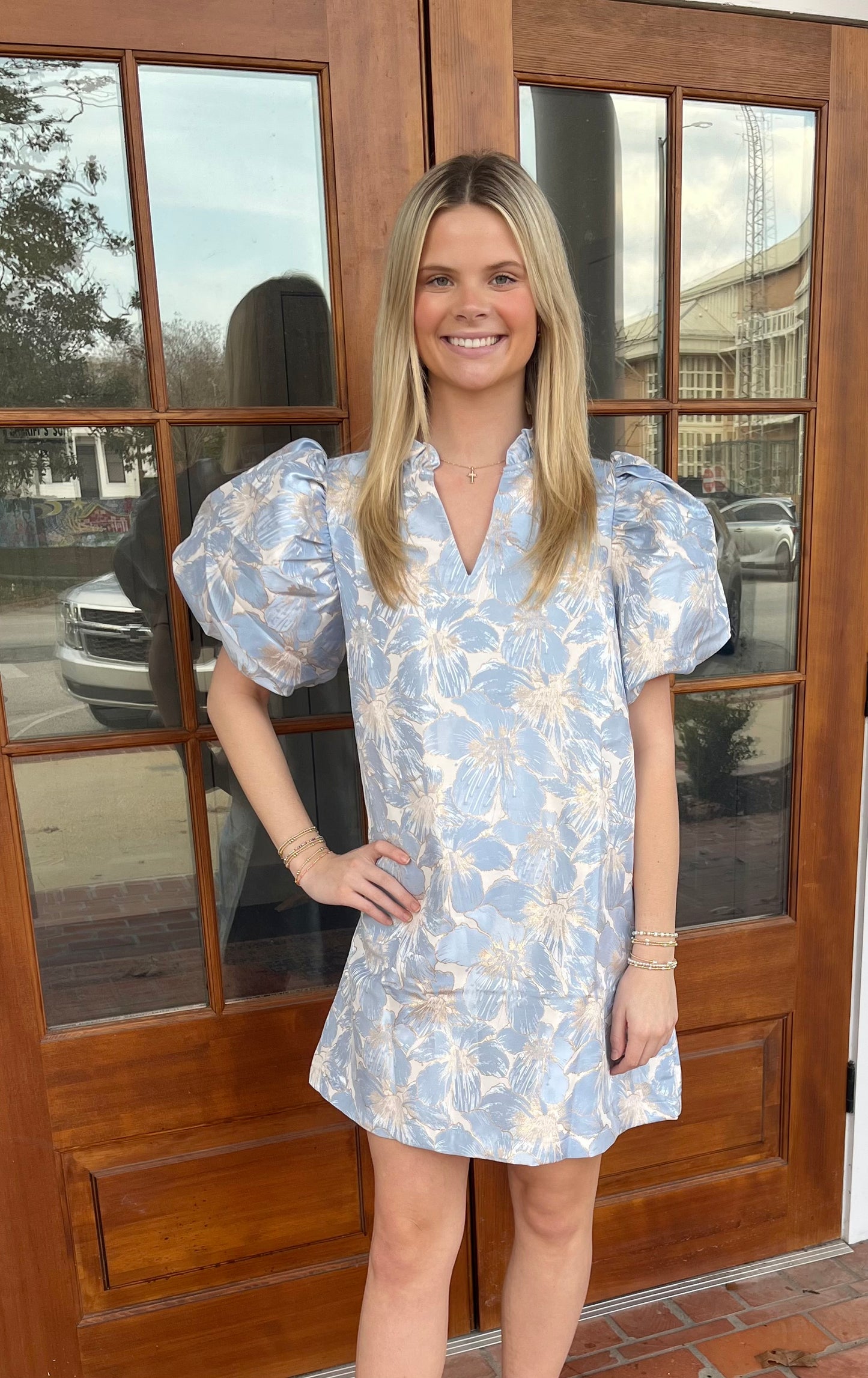 The Olivia Dress in Blue