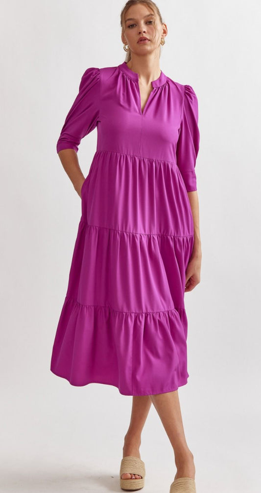 The Livie Dress in Orchid