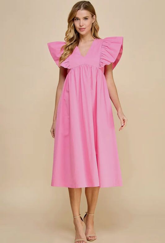 The Ashtin Dress in Pink