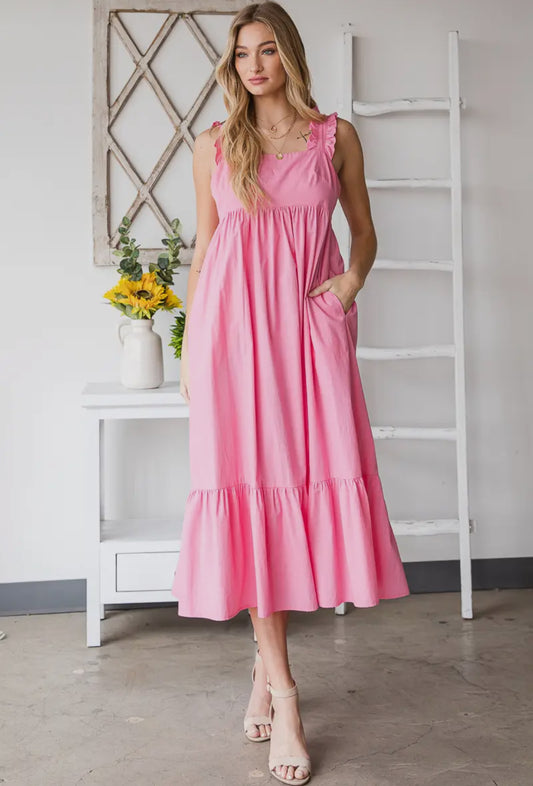 The Alex Dress in Pink